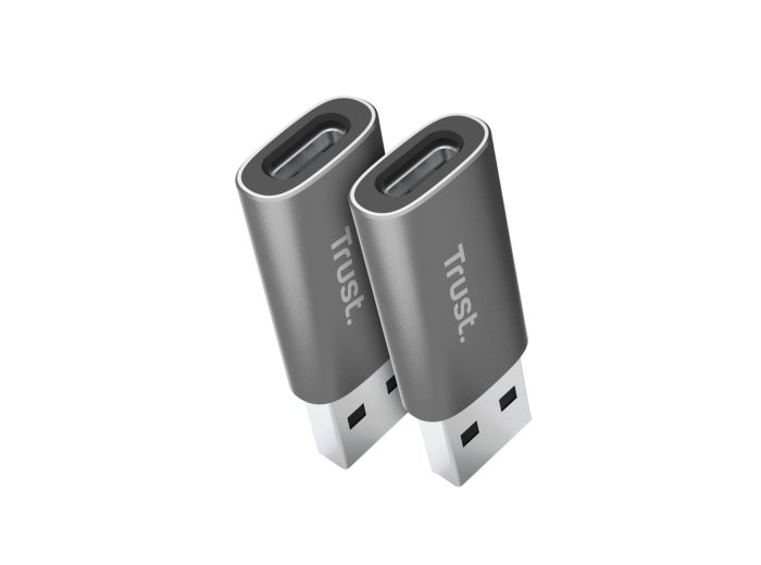 Adapter Calyx USB-C do USB-A dwupak szary