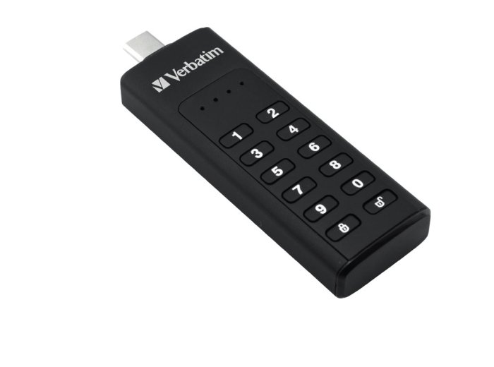 KEYPAD SECURE USB 3.1 DRIVE/256-BIT AES ENCRY 64GB USB-C