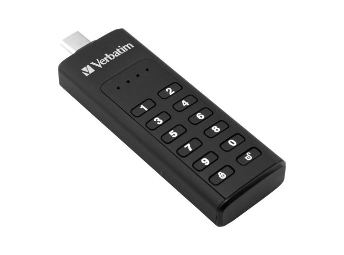 KEYPAD SECURE USB 3.1 DRIVE/256-BIT AES ENCRY 64GB USB-C