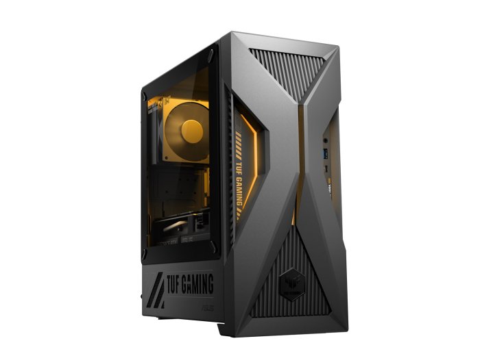 ASUS TUF Gaming T500 T500MV-07240H242W Intel Core 7 240H 32 GB DDR5-SDRAM 1 TB SSD NVIDIA GeForce RTX 5060 Ti Windows 11 Home Mini Tower PC Czarny, Szary