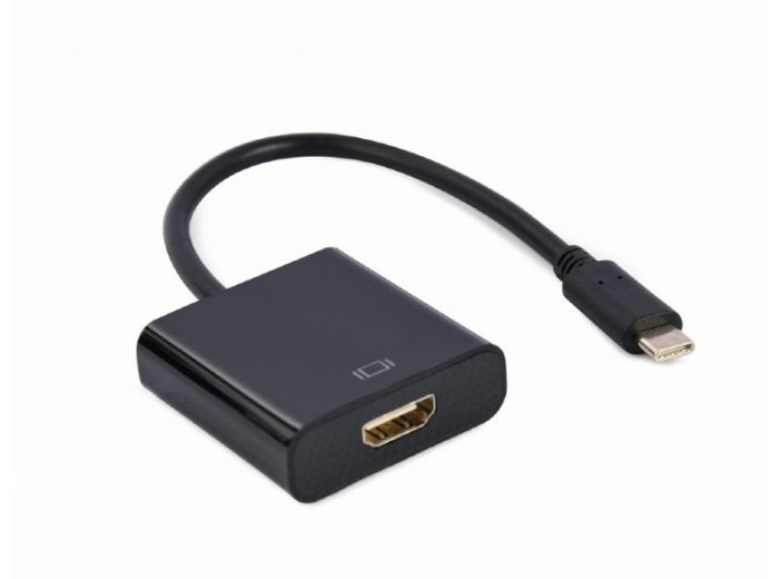 Adapter USB-C do HDMI 4K 30Hz female 15 cm
