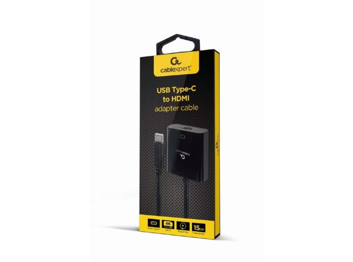 Adapter USB-C do HDMI 4K 30Hz female 15 cm