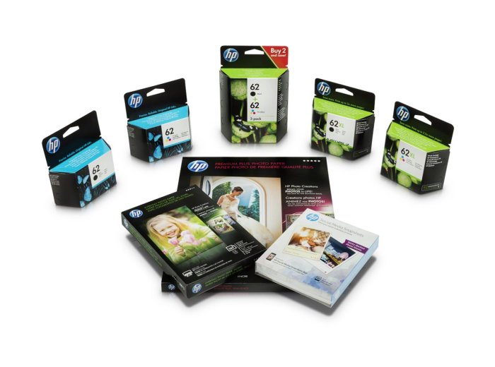 HP 62 Tri-color Ink Cartridge
