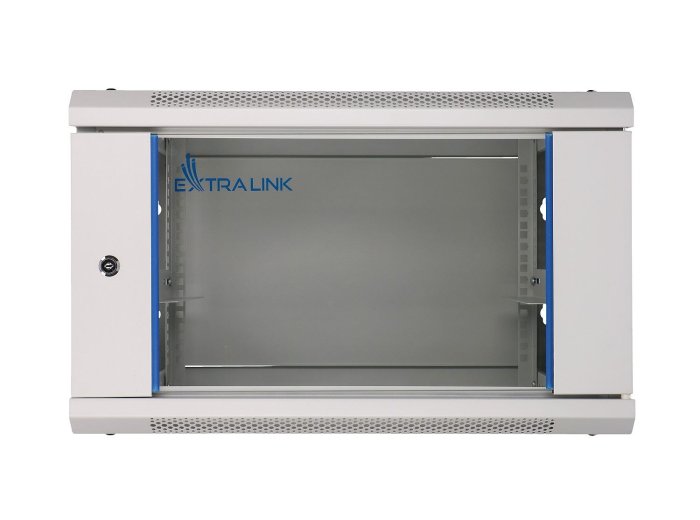 Extralink Szafa rack 4U 600x600 Szara montowana na ścianie