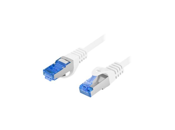 LANBERG PATCHCORD S/FTP KAT.6A 20M BIAŁY LSZH CCA (FLUKE PASSED) PCF6A-10CC-2000-W