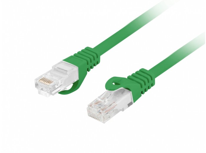Patchcord kat.6 utp lszh cu 15m zielony fluke passed