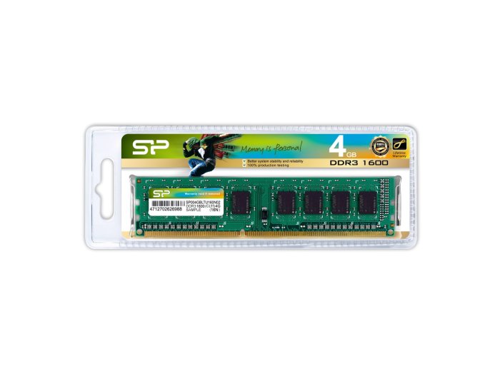 Pamięć RAM Silicon Power DDR3 4GB (1x4GB) 1600MHz CL11 1.5V