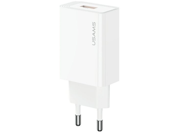 Ładowarka sieciowa T69 18W USB-A biała