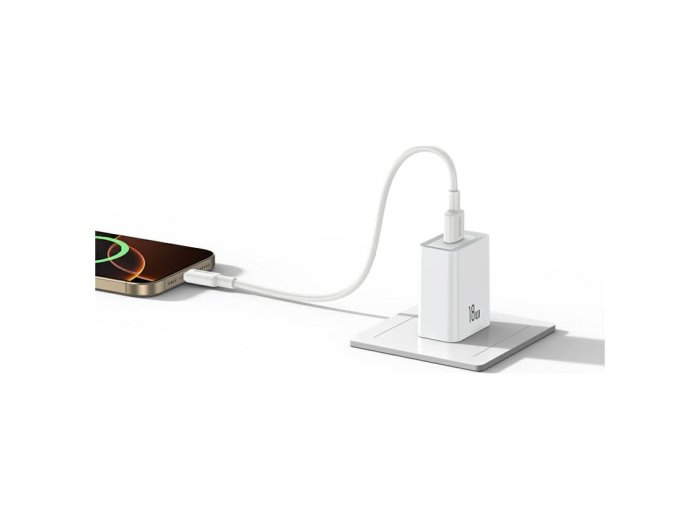 Ładowarka sieciowa T69 18W USB-A biała