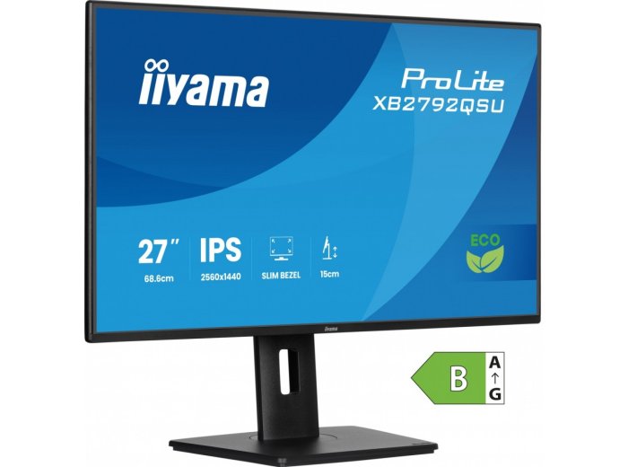 Monitor 27 cali XB2792QSU-B1   IPS,QHD, HAS (150) PIVOT,              120Hz,HDMI,DP, 350cd,1500:1, cienkie ramki, 2xUSB 3.2, ErP B