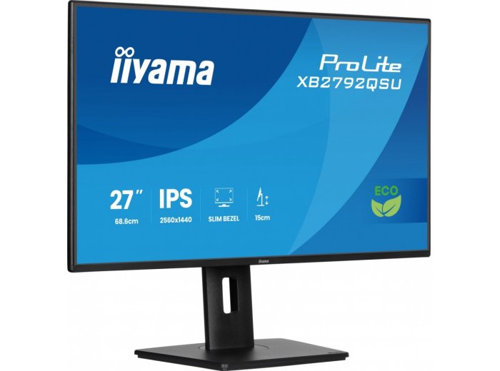 Monitor 27 cali XB2792QSU-B1   IPS,QHD, HAS (150) PIVOT,              120Hz,HDMI,DP, 350cd,1500:1, cienkie ramki, 2xUSB 3.2, ErP B
