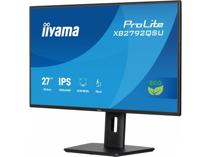 Monitor 27 cali XB2792QSU-B1   IPS,QHD, HAS (150) PIVOT,              120Hz,HDMI,DP, 350cd,1500:1, cienkie ramki, 2xUSB 3.2, ErP B