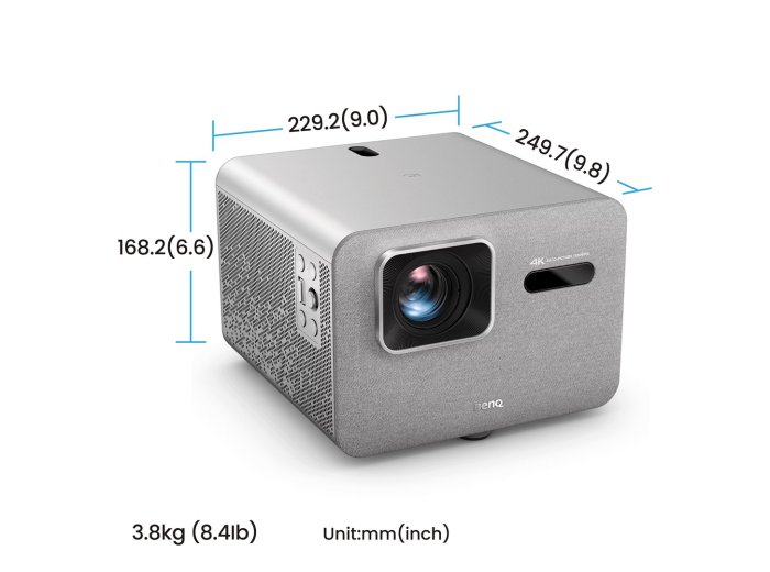 BenQ TK705i Projektor o standardowym rzucie 3000 ANSI lumenów DLP UHD 4K (3840x2160) Szary