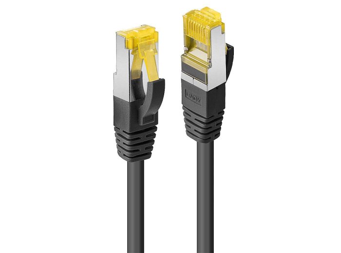 Lindy 47624 kabel sieciowy Czarny 1 m Cat6a U/UTP (UTP)