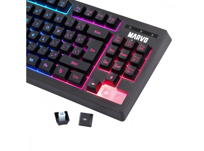 Zestaw LOOT 30 klawiatura, podkładka, mysz, czarna