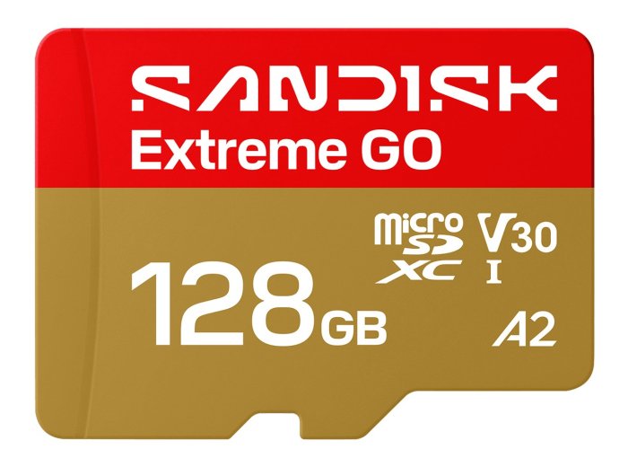 Sandisk Extreme Go microSD UHS-I 128GB MicroSD 240MB/s(R) / 120MB/s(W)