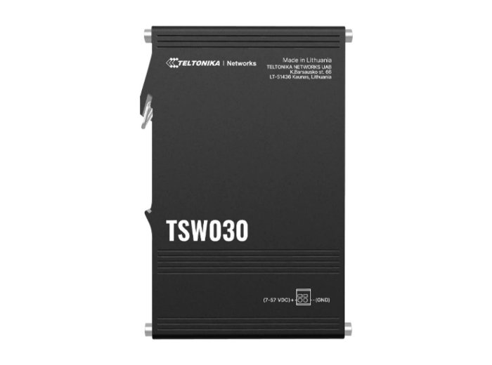 Switch TSW030 8xRJ45 porty 10/100Mbps DIN