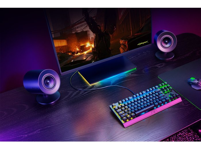 Razer Nommo V2 X Pełny zasięg Czarny Przewodowy i Bezprzewodowy