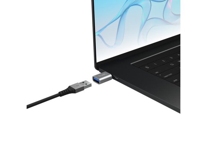 Adapter USB-C do USB-A 3.2 Calyx, dwu-pak szary