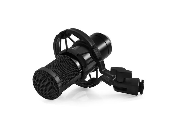 Mikrofon pojemnościowy, studyjny z zestawem akcesoriów STUDIO AND STREAMING MICROPHONE MT397K (Czarny)