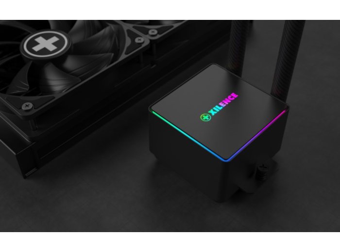 Xilence LiQuRizer RGB XC982 Procesor Zestaw do chłodzenia płynami 12 cm Czarny