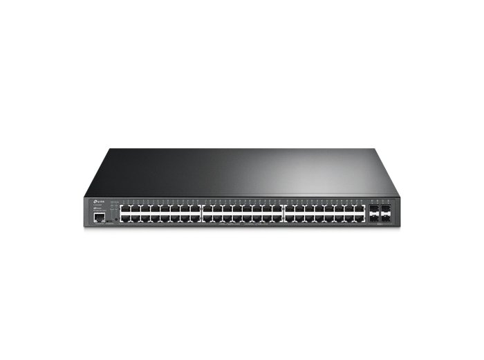 TP-Link JetStream TL-SG3452XP przełącznik sieciowy Zarządzany L2+ Gigabit Ethernet (10/100/1000) Obsługa PoE 1U Czarny