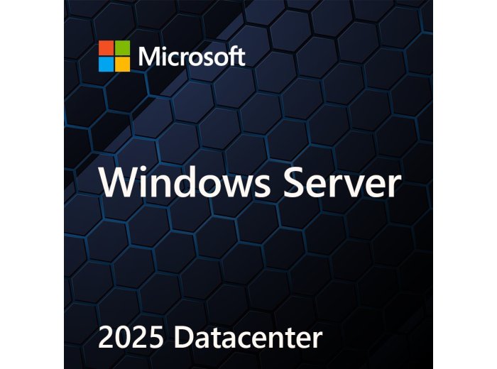 OEM Win Svr Datacenter 2025 PL x64 16Core DVD EP2-25156