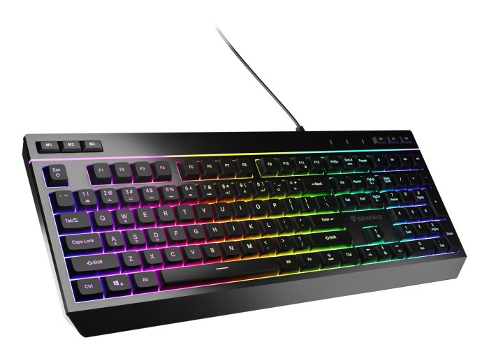 GENESIS Rhod 530 klawiatura Gaming USB QWERTY US English Czarny