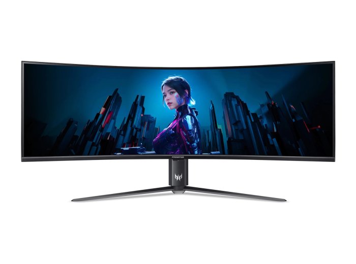 Acer UM.NZ7EE.001 monitor komputerowy 144,8 cm (57") 7680 x 2160 px Czarny