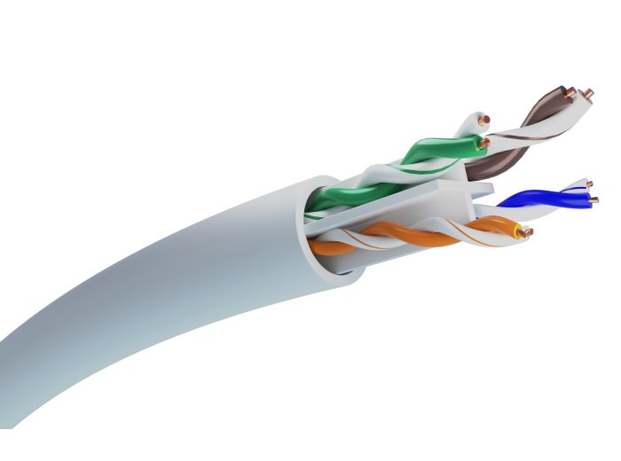 EXTRALINK KABEL SKRĘTKA CAT6 UTP (U/UTP) V2 INDOOR