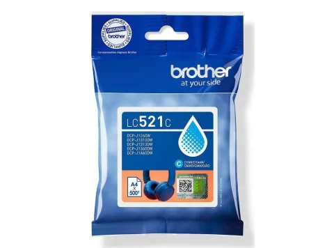 Brother Tusz LC521C Cyan 500str