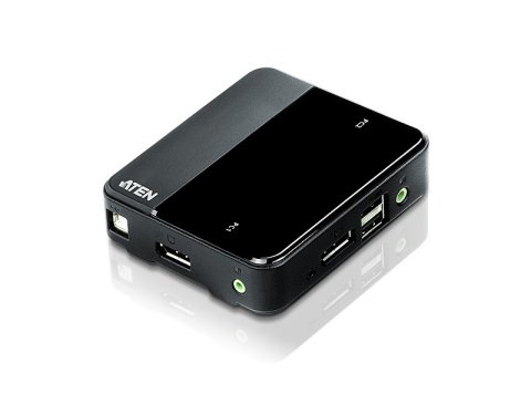 Przełącznik KVM 2-Port USB 4K DP/Audio