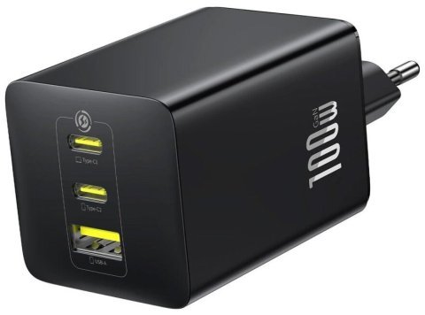 Ładowarka sieciowa Baseus EnerFill FE11 100W 2 x USB-C + USB-A - czarna