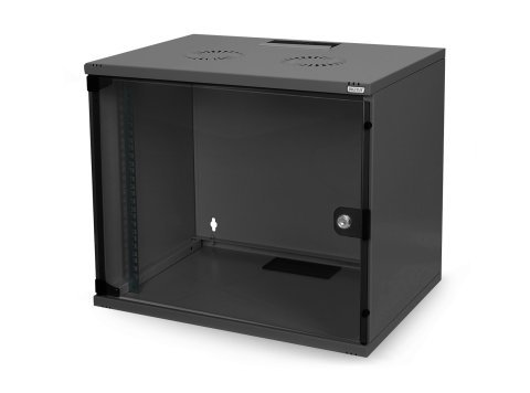Digitus Szafa sieciowa wisząca 19" 7U rack 540x400, drzwi szyba, szary, niedzielona, niezłożona, 60kg