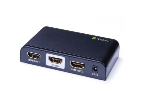 Techly IDATA HDMI2-4K2 rozgałęziacz telewizyjny HDMI 2x HDMI