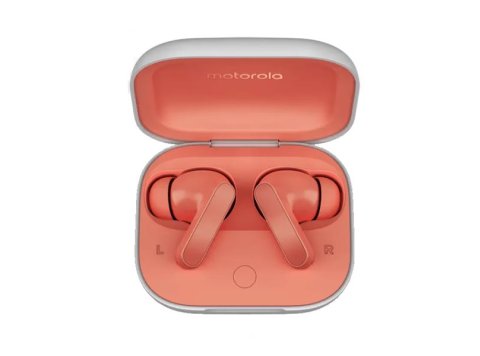 Słuchawki Motorola Moto buds Peach Pink