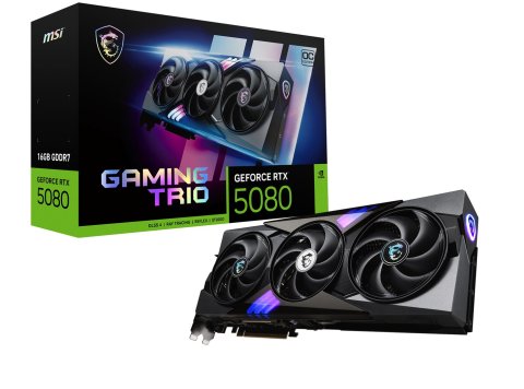 Karta graficzna MSI GeForce RTX 5080 16GB GAMING TRIO OC GDDR7