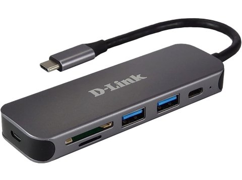 D-Link DUB-2325 stacja dokująca USB Type-C Szary