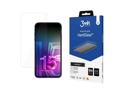 HardGlass iPhone 15 Pro 6,1" szkło hartowane 9H