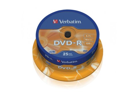 DVD-R 16x 4.7GB 25P CB 43522