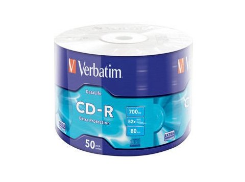 CD-R 52x 700MB 50P SP Extra Protection Wrap 43787