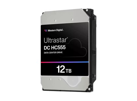 Dysk serwerowy HDD Western Digital Ultrastar DC HC555 WUH722012CL5204 (12 TB; 3.5"; SAS)