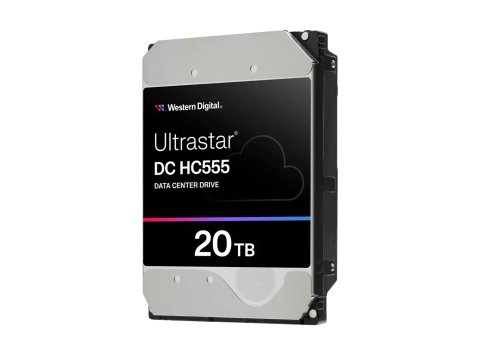 Dysk serwerowy HDD Western Digital Ultrastar DC HC555 WUH722020CL5204 (20 TB; 3.5"; SAS)