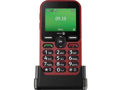Doro Leva E10 6,1 cm (2.4") 118,9 g Czerwony Telefon dla seniora