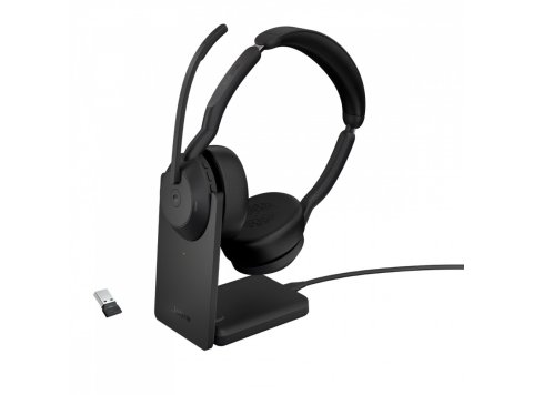 Słuchawki Evolve2 55 Link380a MS Stereo Stojak