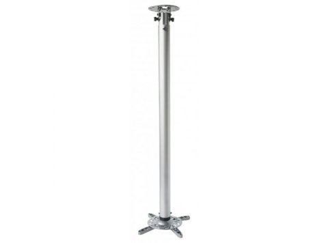 Ramię do projektora 110 -190cm sufitowe, 15kg, srebrne