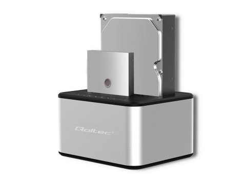 Stacja dokująca dysków 2xHDD/SSD | 2.5"/3.5" SATA | USB 3.0 | Klonowanie