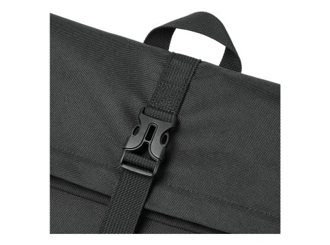 Rivacase Gremio plecak City backpack Czarny Poliester, Przetworzony politereftalan etylenu (rPET)