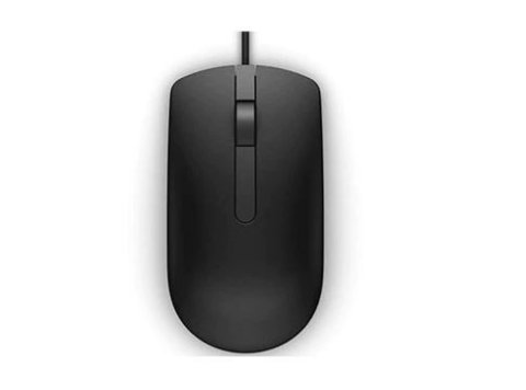 Mysz optyczna przewodowa USB MS116 czarna