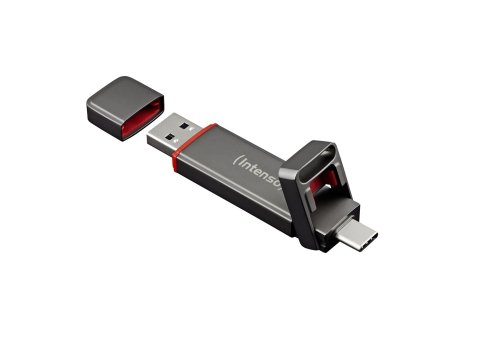 Intenso 3850460 Zewnętrzny dysk SSD 1 TB USB Type-A / USB Type-C 3.2 Gen 1 (3.1 Gen 1) Antracyt